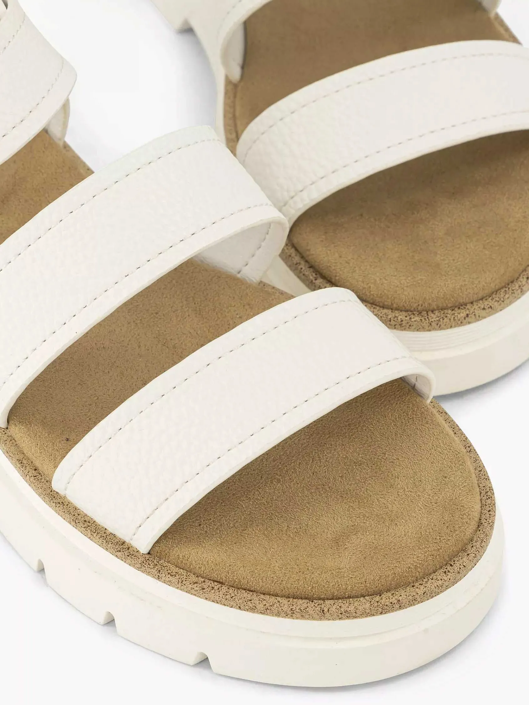 Oxmox Sandalen-Witte Platform Sandaal