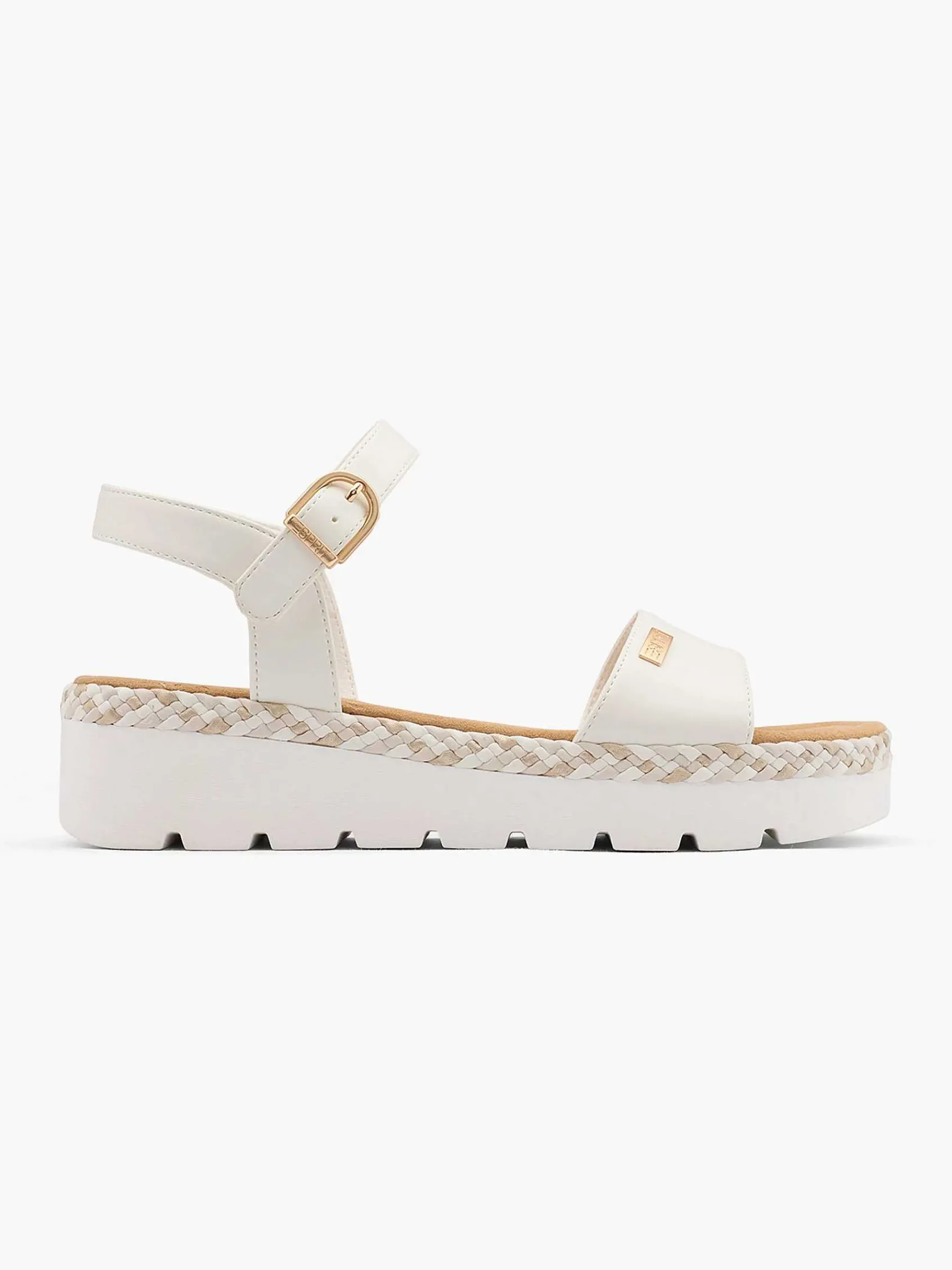 Esprit Sandalen-Witte Platform Sandaal