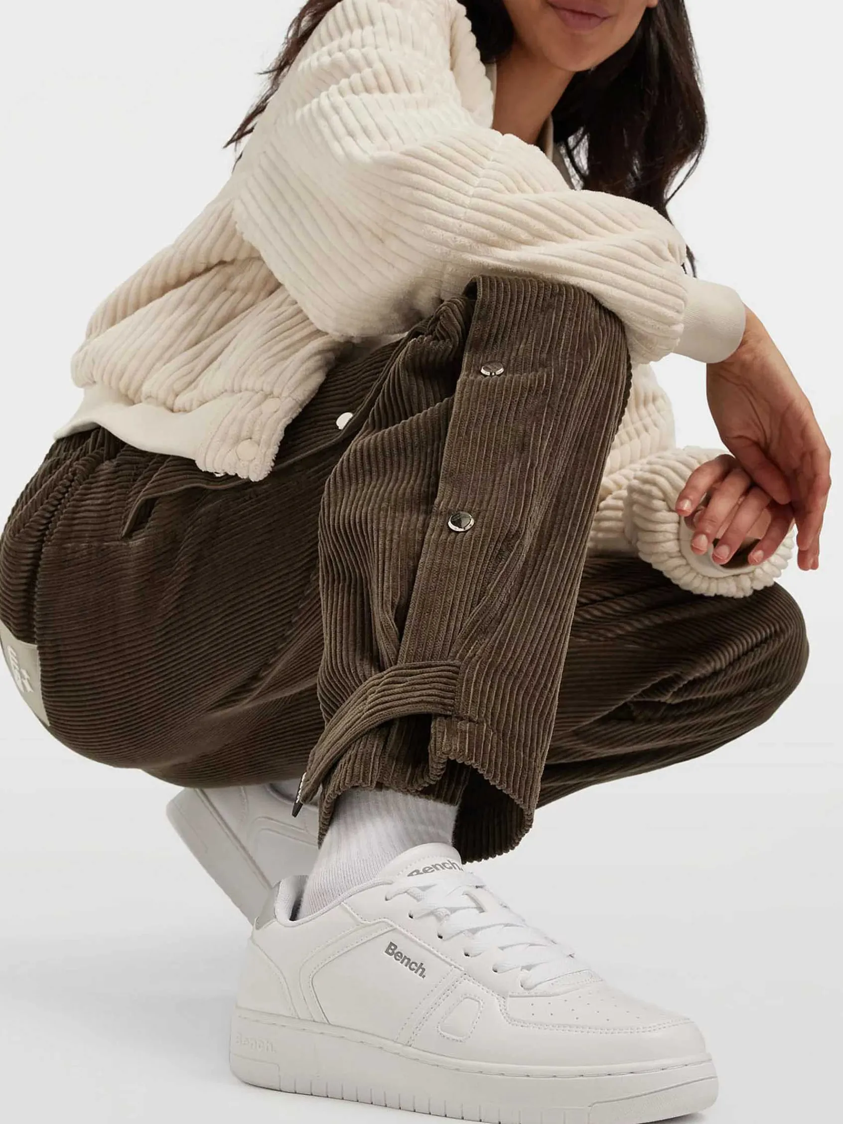 Bench Sneakers-Witte Platform Sneaker