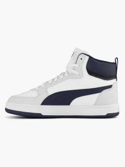 Puma Jongensschoenen-Witte Caven 2.0 Mid Jr