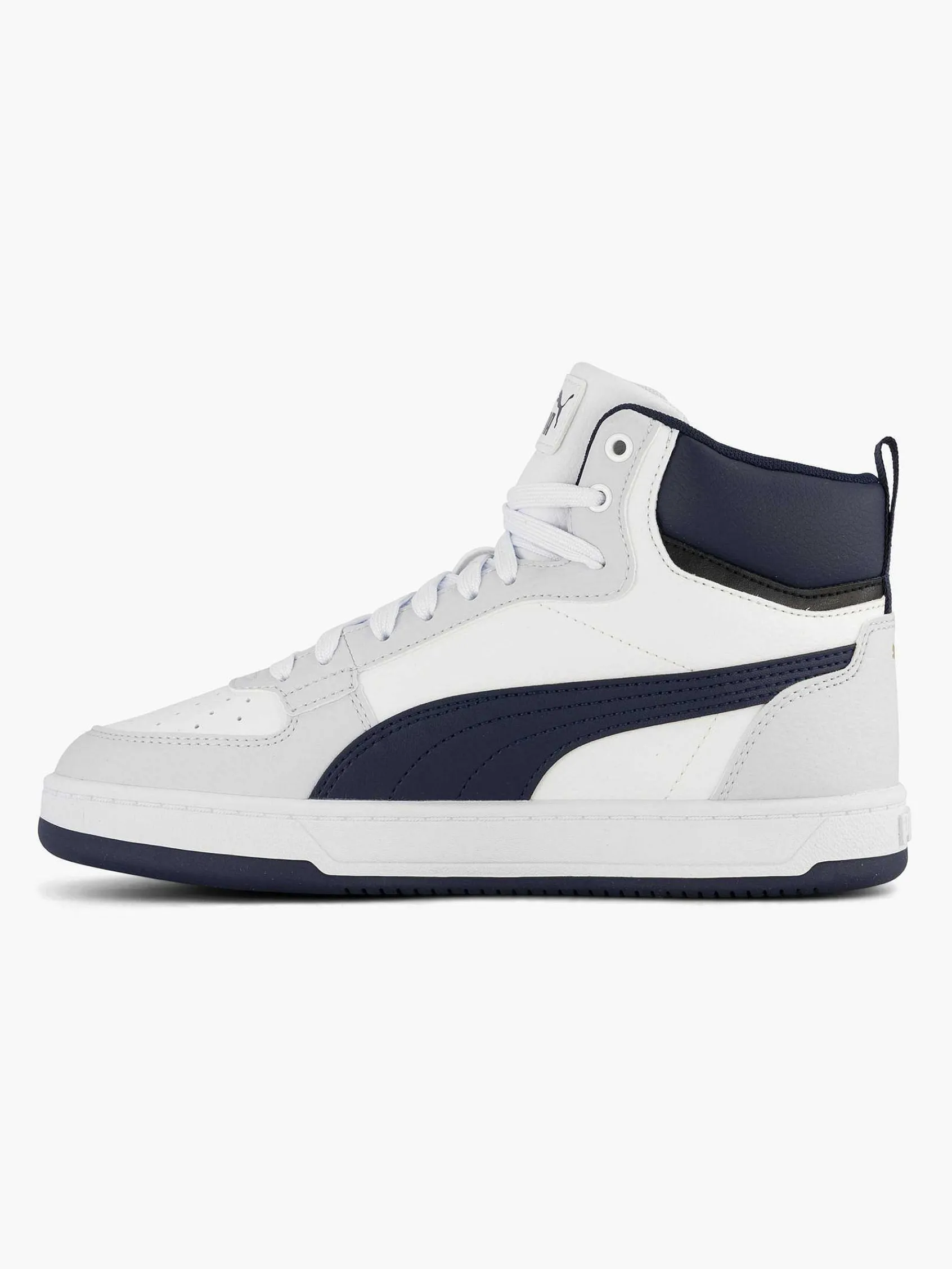 Puma Jongensschoenen-Witte Caven 2.0 Mid Jr