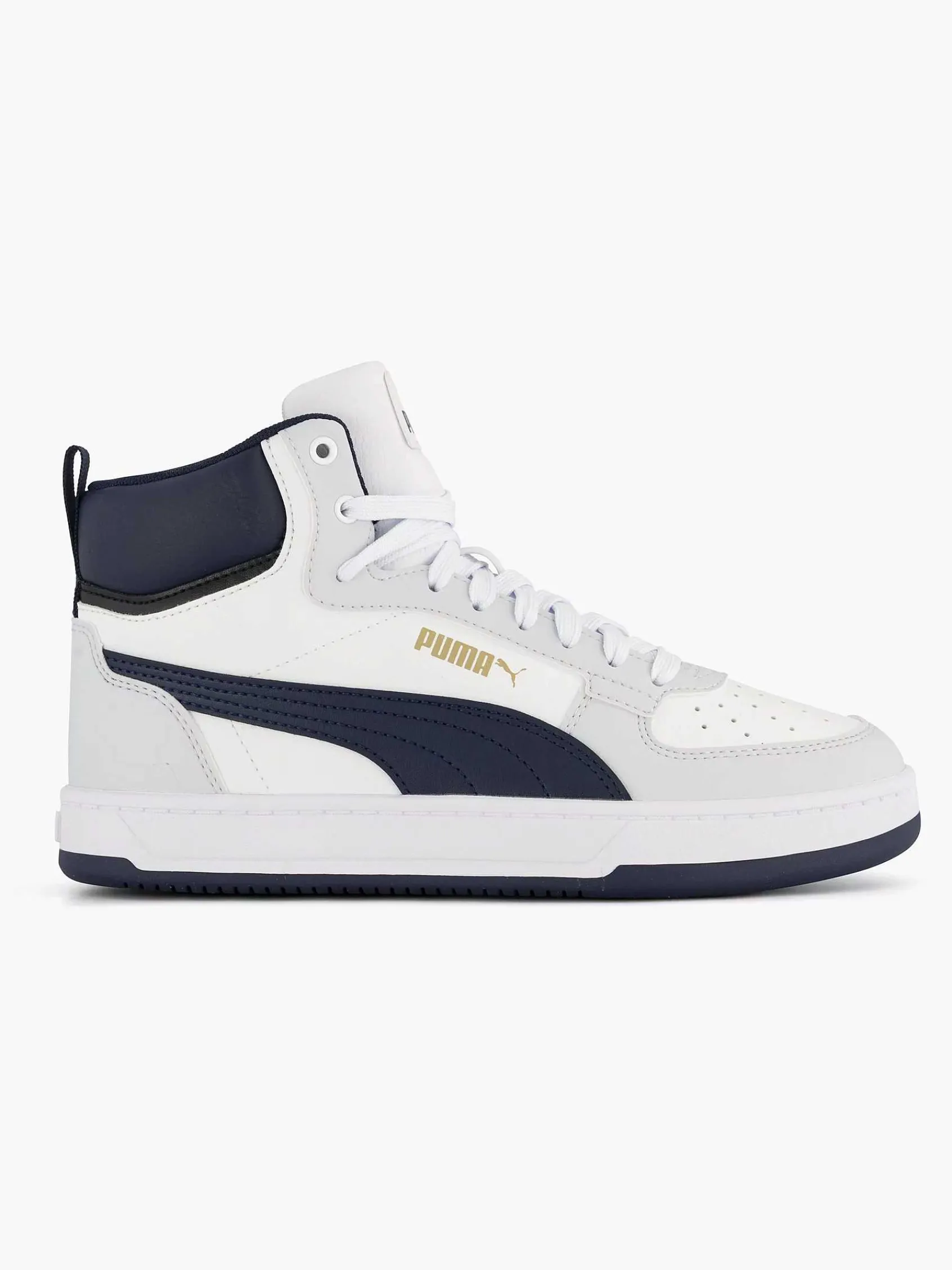 Puma Jongensschoenen-Witte Caven 2.0 Mid Jr