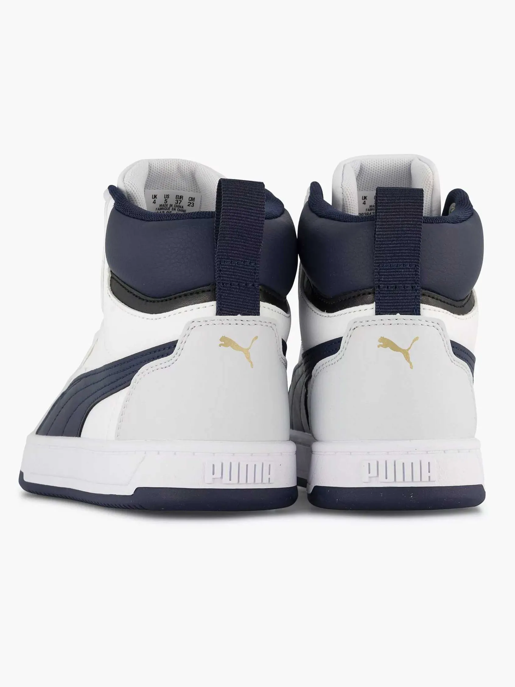 Puma Jongensschoenen-Witte Caven 2.0 Mid Jr