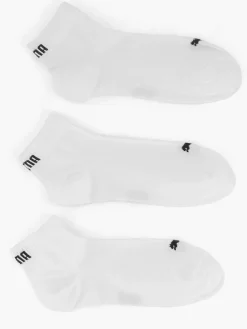 Puma Sokken-Witte Quarter Plain 3 Pak 43-46