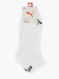 Puma Sokken-Witte Quarter Plain 3 Pak 43-46