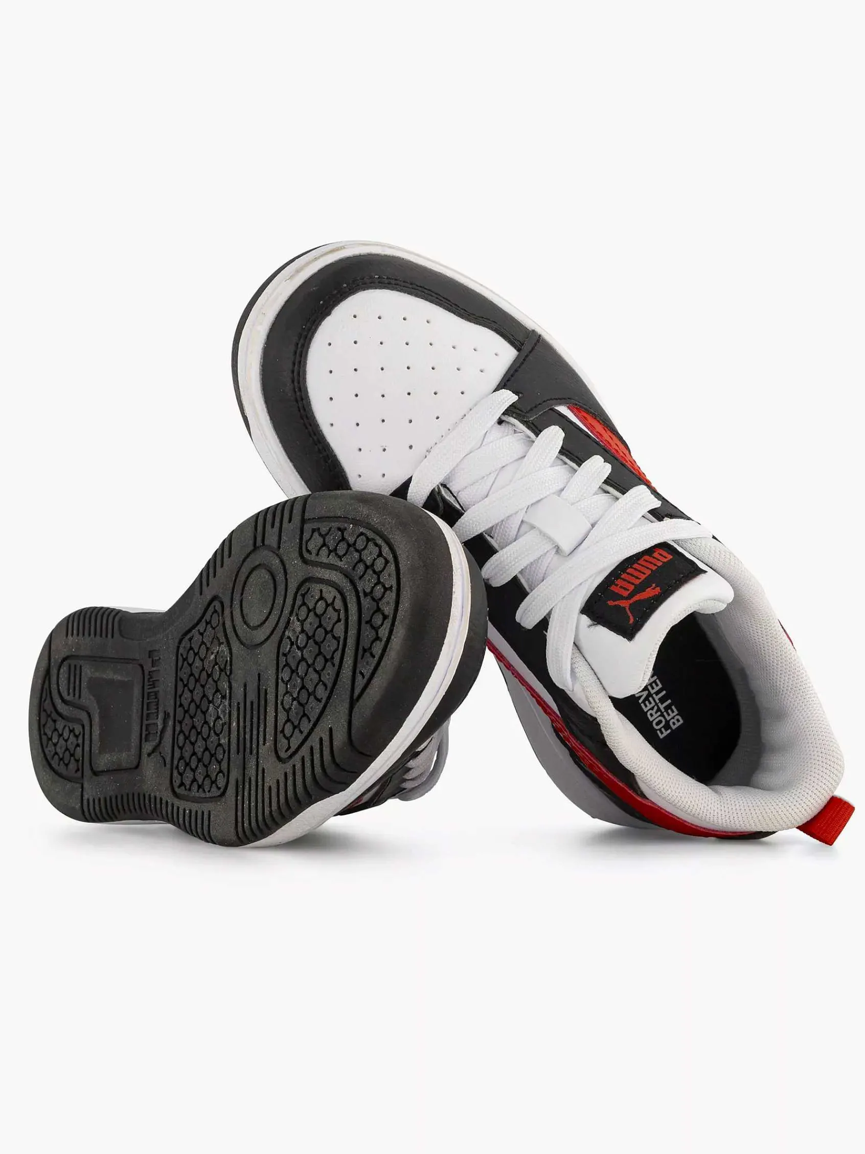 Puma Jongensschoenen-Witte Rebound V6 Lo Ps