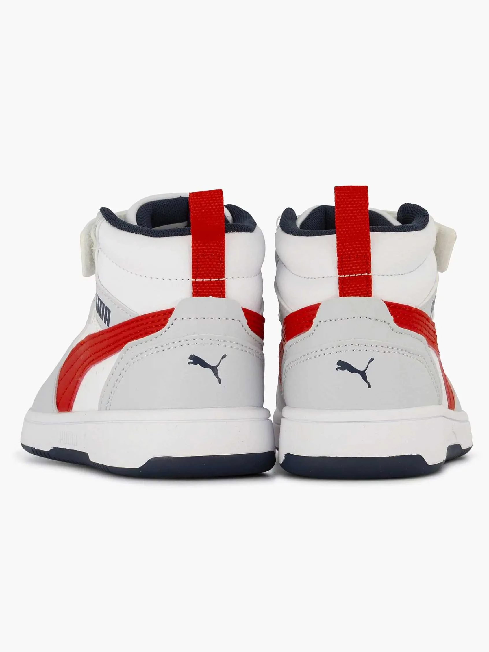 Puma Babyschoenen-Witte Rebound V6 Mid Ac+ Ps