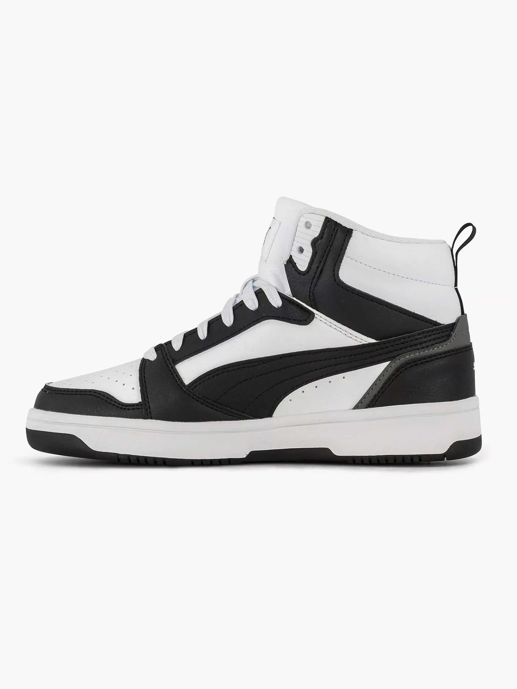 Puma Babyschoenen-Witte Rebound V6 Mid Jr