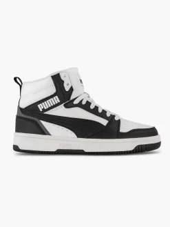 Puma Babyschoenen-Witte Rebound V6 Mid Jr