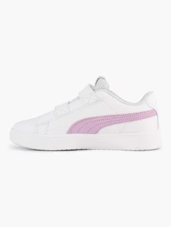 Puma Jongensschoenen-Witte Rickie Classic V Ps