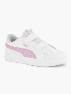 Puma Jongensschoenen-Witte Rickie Classic V Ps