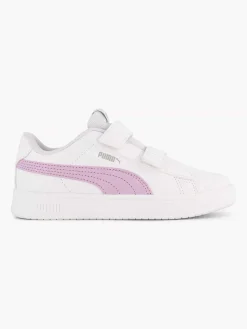 Puma Jongensschoenen-Witte Rickie Classic V Ps