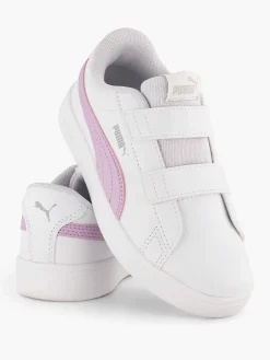 Puma Jongensschoenen-Witte Rickie Classic V Ps