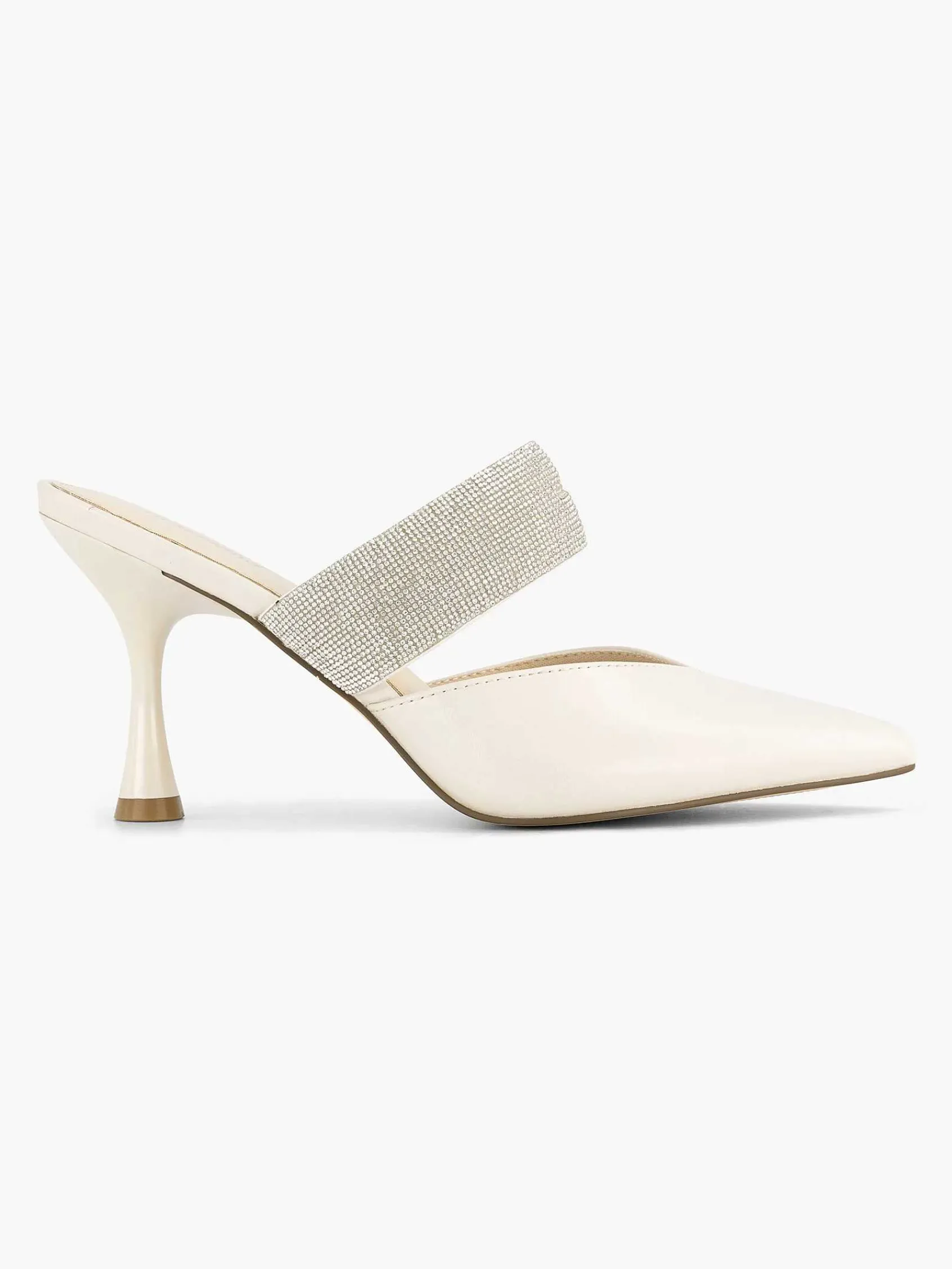 Graceland Pumps-Witte Pump Steentjes