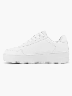Champion Sneakers-Witte Rebound Platform Low