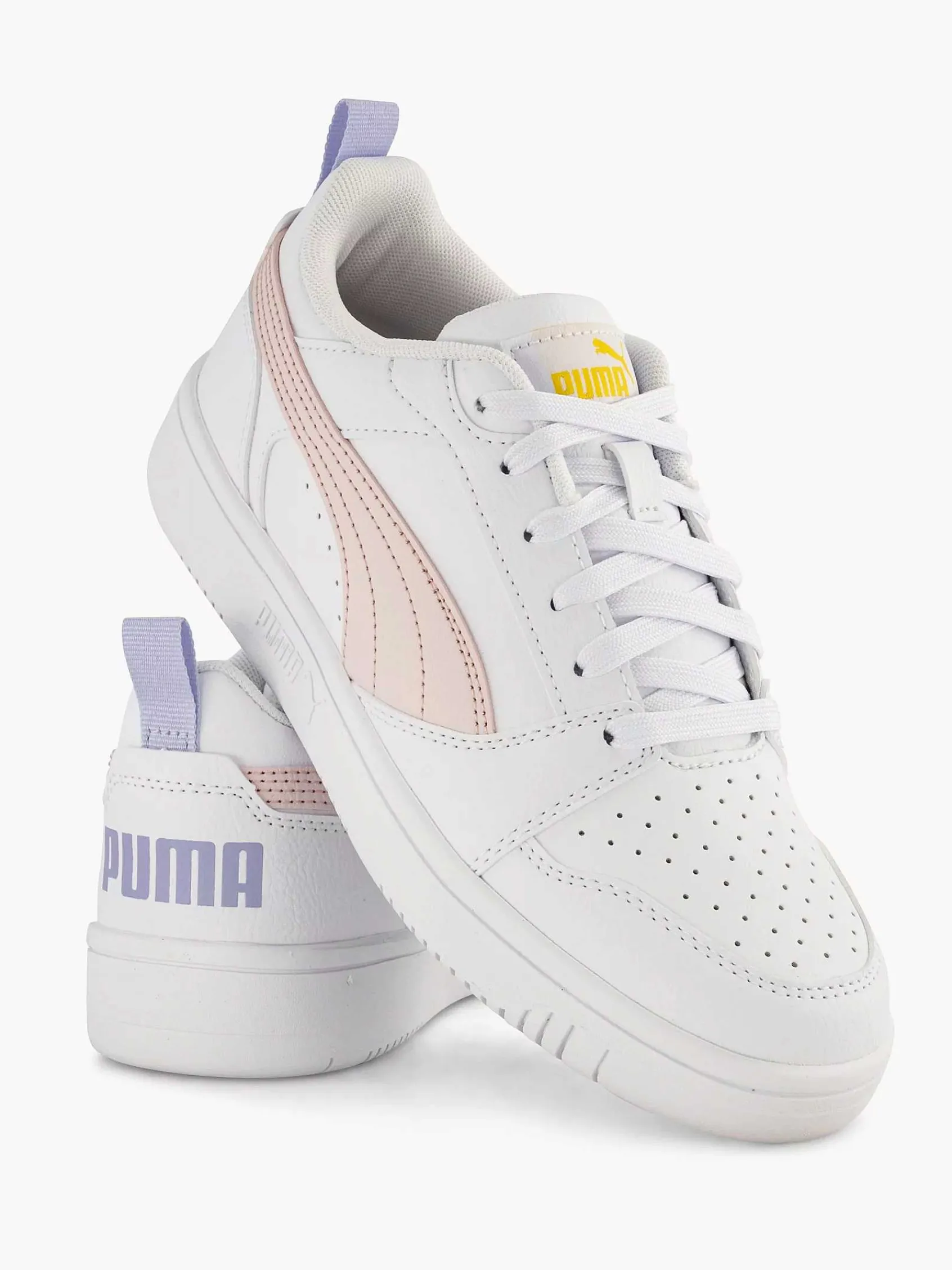 Puma Sneakers-Witte Rebound V6 Low