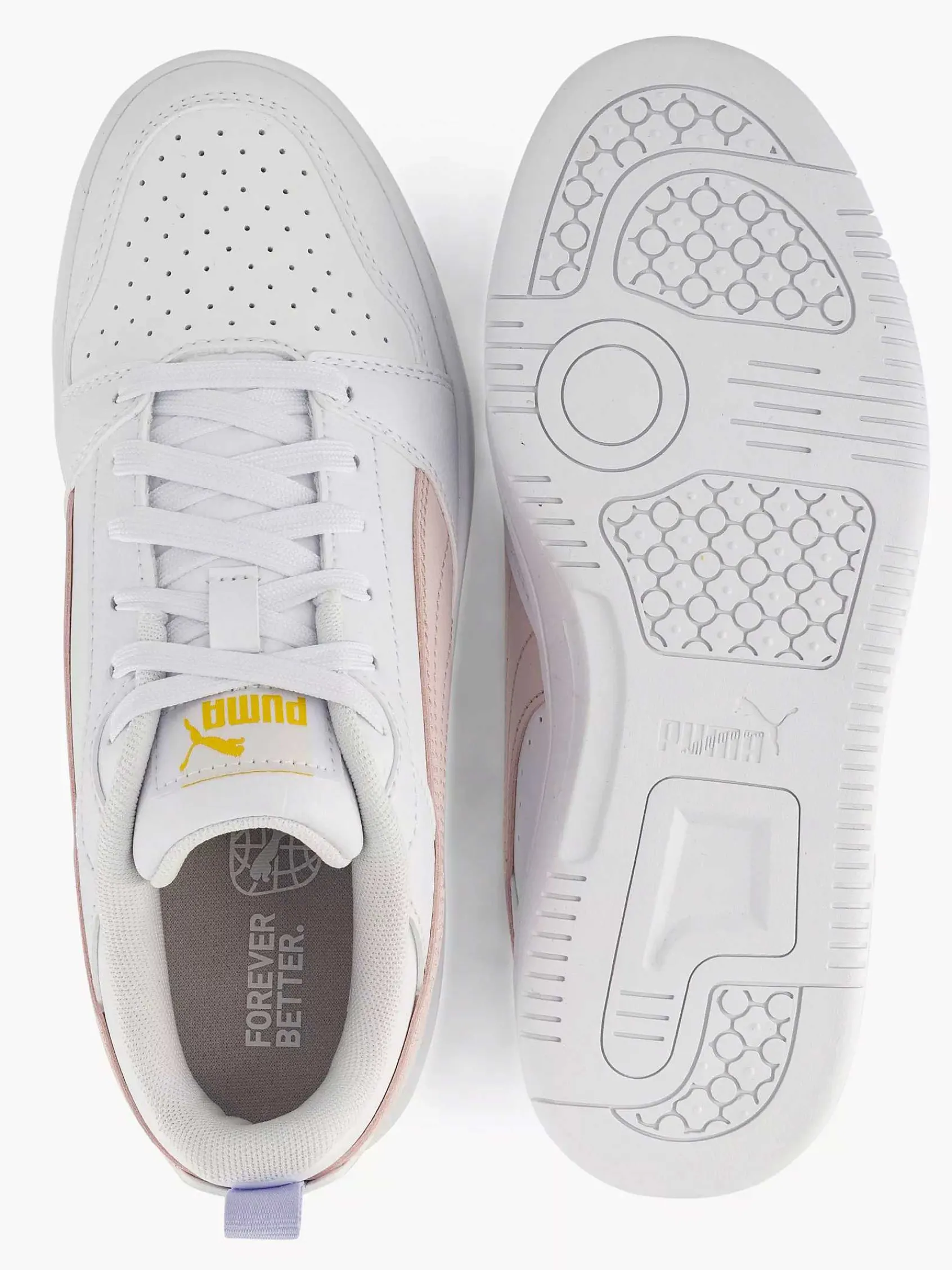 Puma Sneakers-Witte Rebound V6 Low
