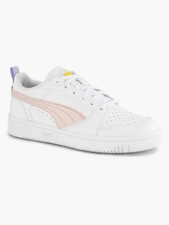 Puma Sneakers-Witte Rebound V6 Low