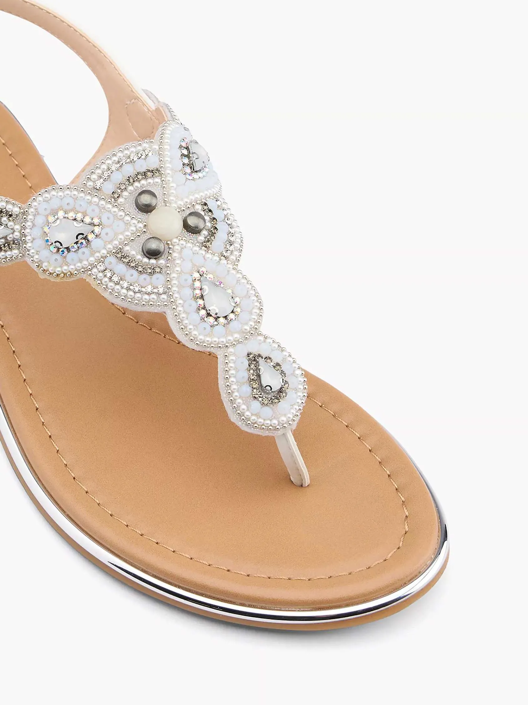 Graceland Sandalen-Witte Sandaal