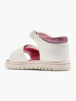 Cupcake Couture Jongensschoenen-Witte Sandaal Hartje