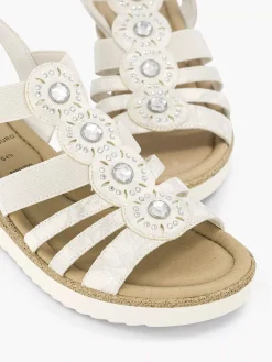 Easy Street Comfort Schoenen-Witte Sandaal Sheehak