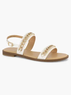 Graceland Sandalen-Witte Sandaal Sierketting