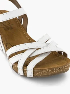 Easy Street Sandalen-Witte Sandaal Sleehak