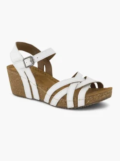 Easy Street Sandalen-Witte Sandaal Sleehak