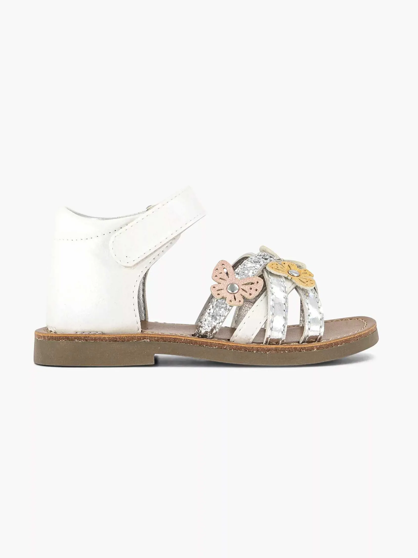 Cupcake Couture Jongensschoenen-Witte Sandaal Vlinders