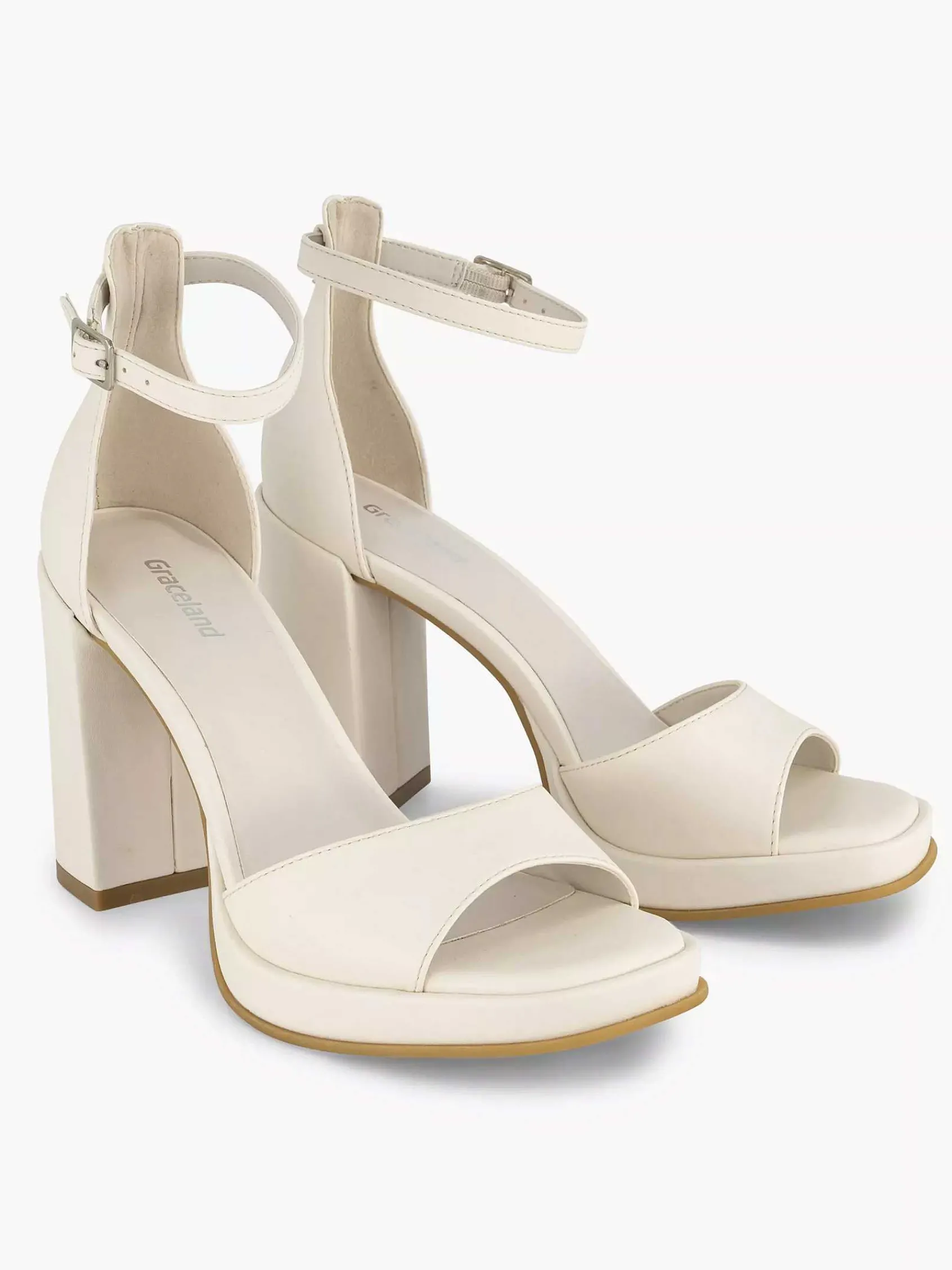 Graceland Sandalen-Witte Sandalette