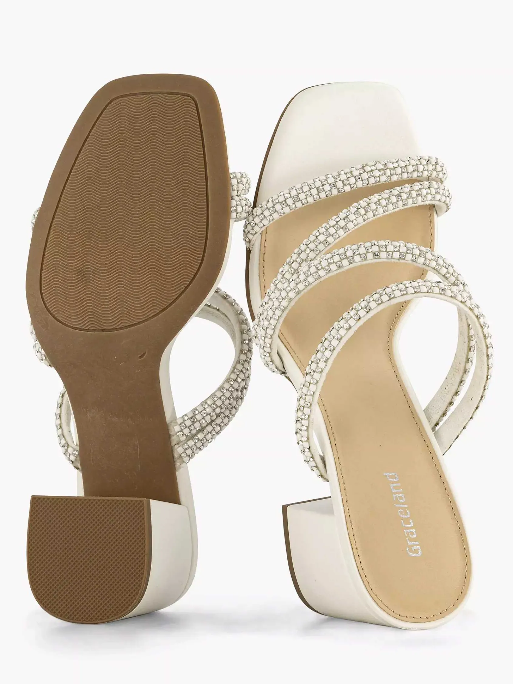 Graceland Slippers-Witte Slipper