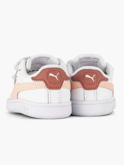 Puma Jongensschoenen-Witte Smash 3.0 L V Inf
