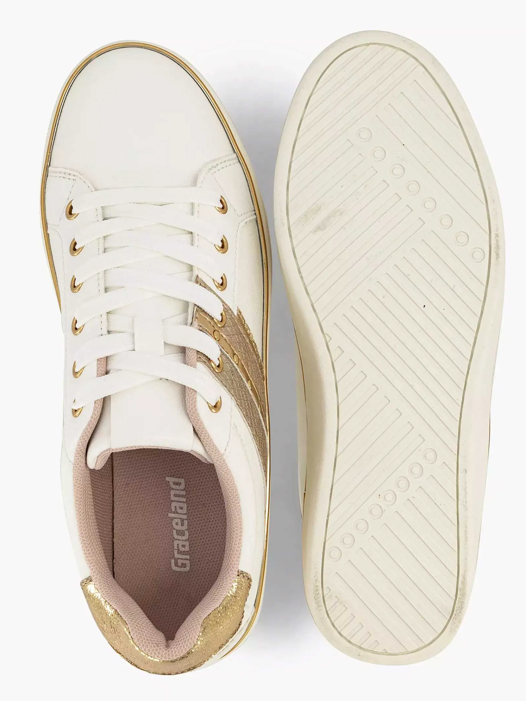 Graceland Sneakers-Witte Sneaker