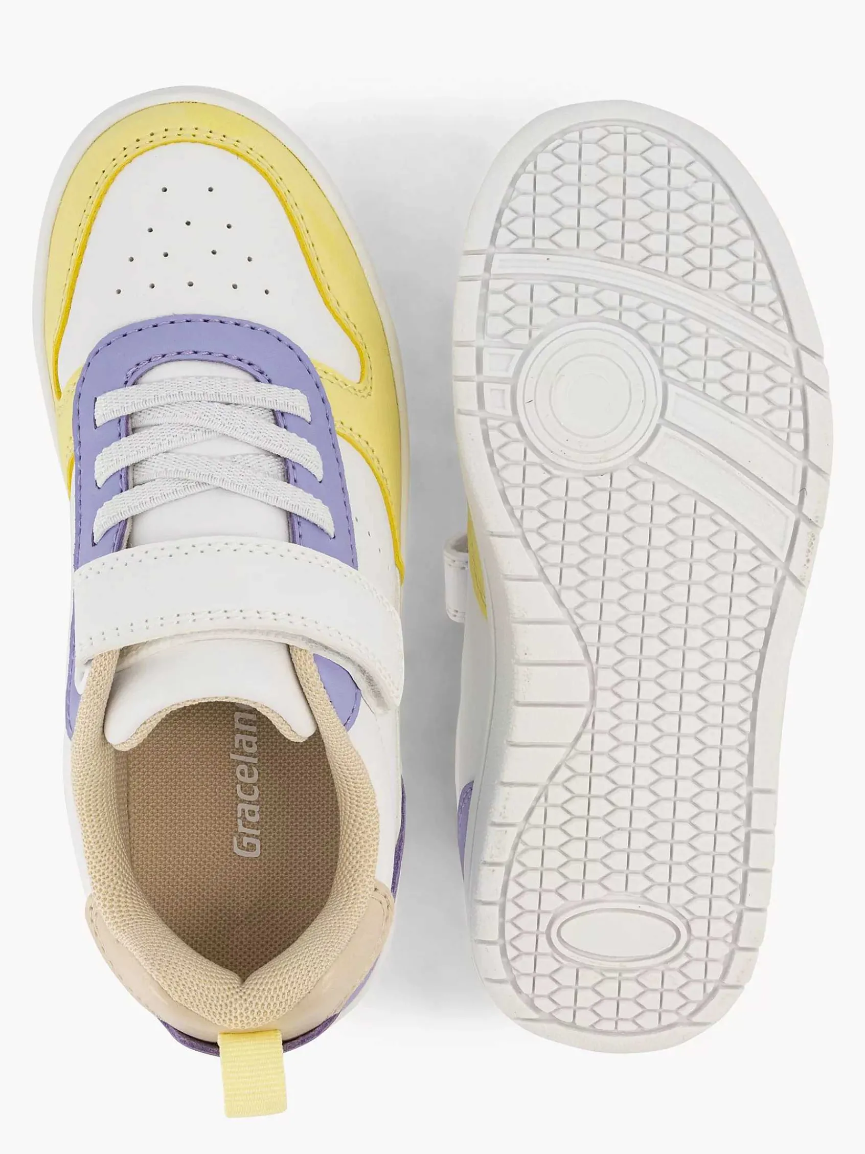 Graceland Jongensschoenen-Witte Sneaker