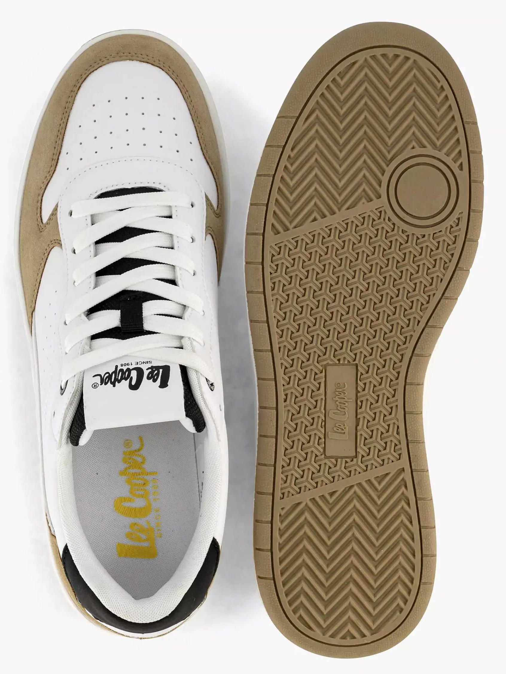 Lee Cooper Sneakers-Witte Sneaker