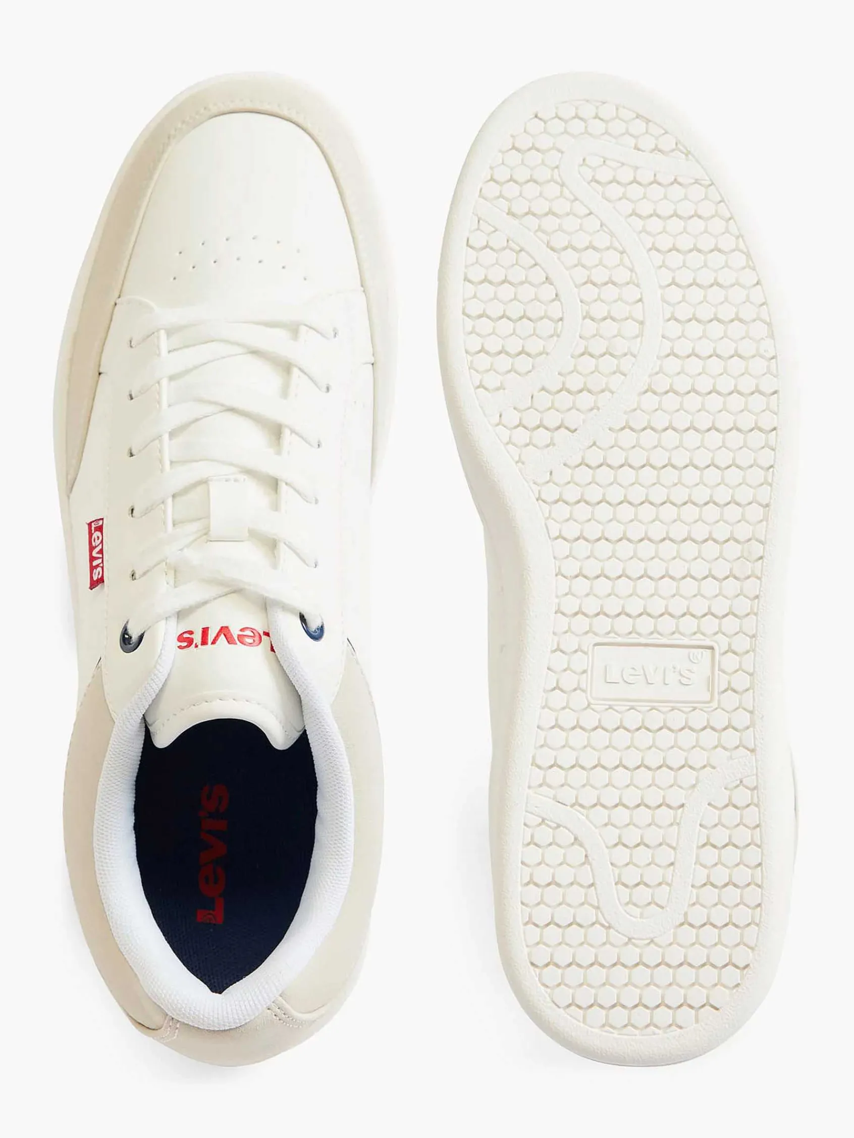Levis Sneakers-Witte Sneaker Billy 2.0