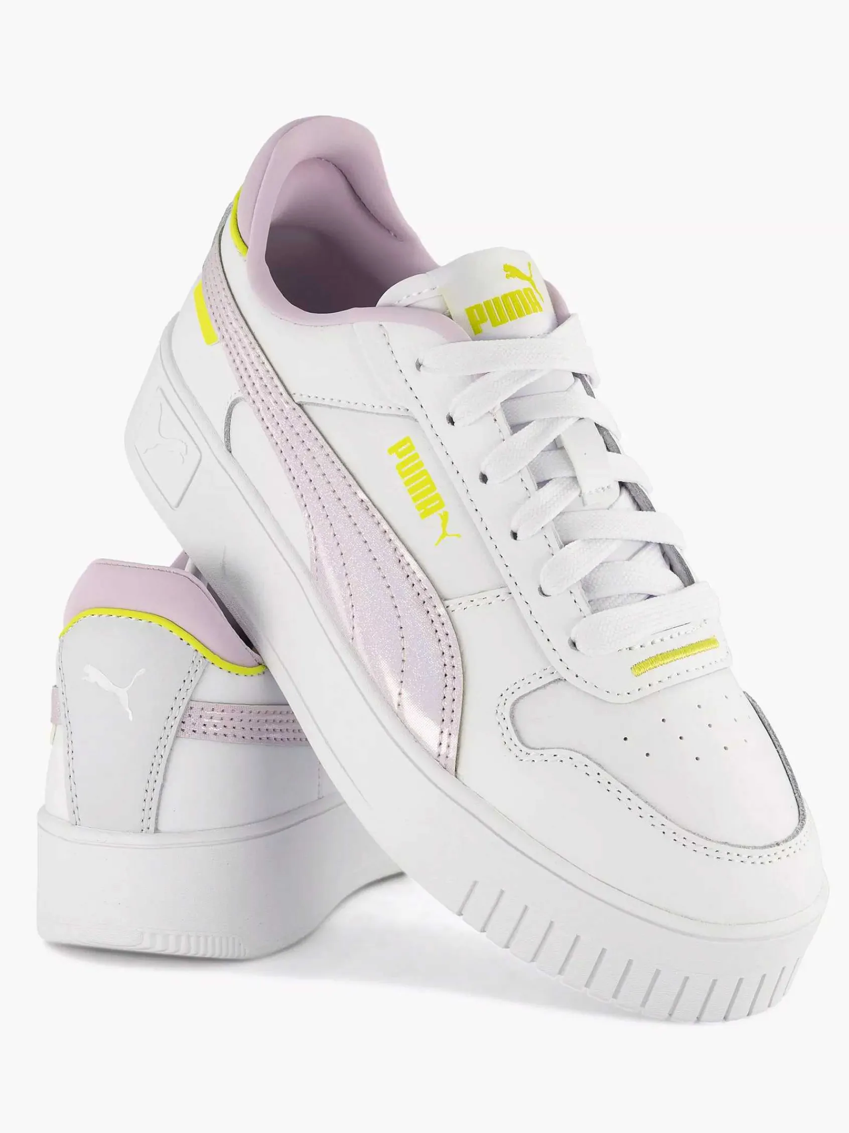 Puma Sneakers-Witte Sneaker Carina Street Shine