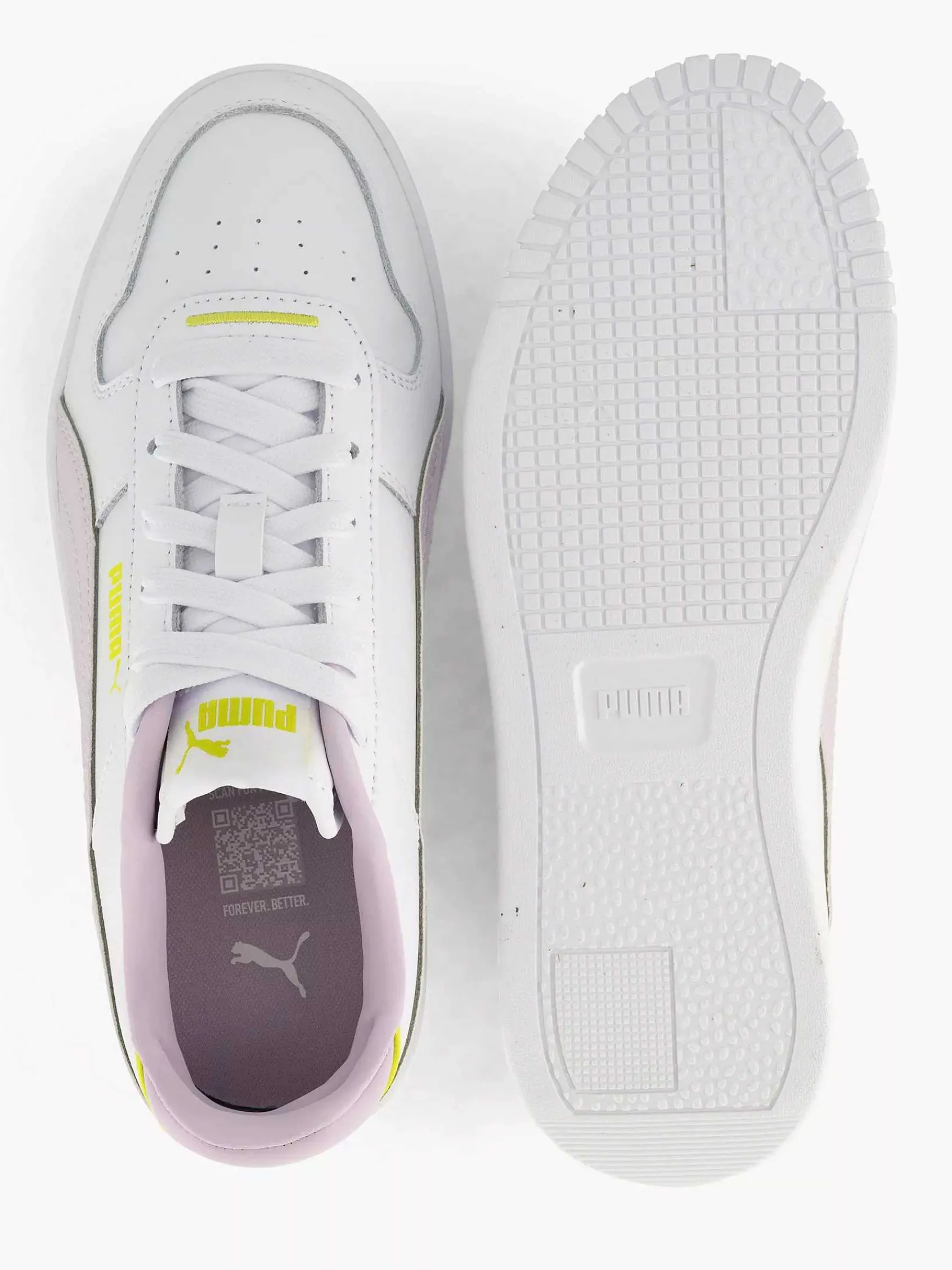 Puma Sneakers-Witte Sneaker Carina Street Shine