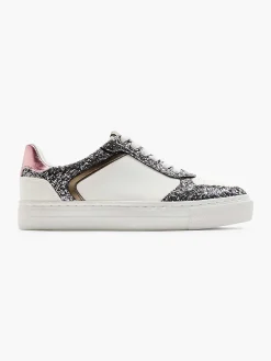 Graceland Sneakers-Witte Sneaker Glitter