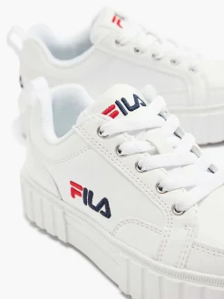 FILA Jongensschoenen-Witte Sneaker Platform