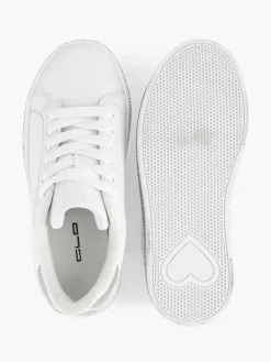 Graceland Jongensschoenen-Witte Sneaker Steentjes