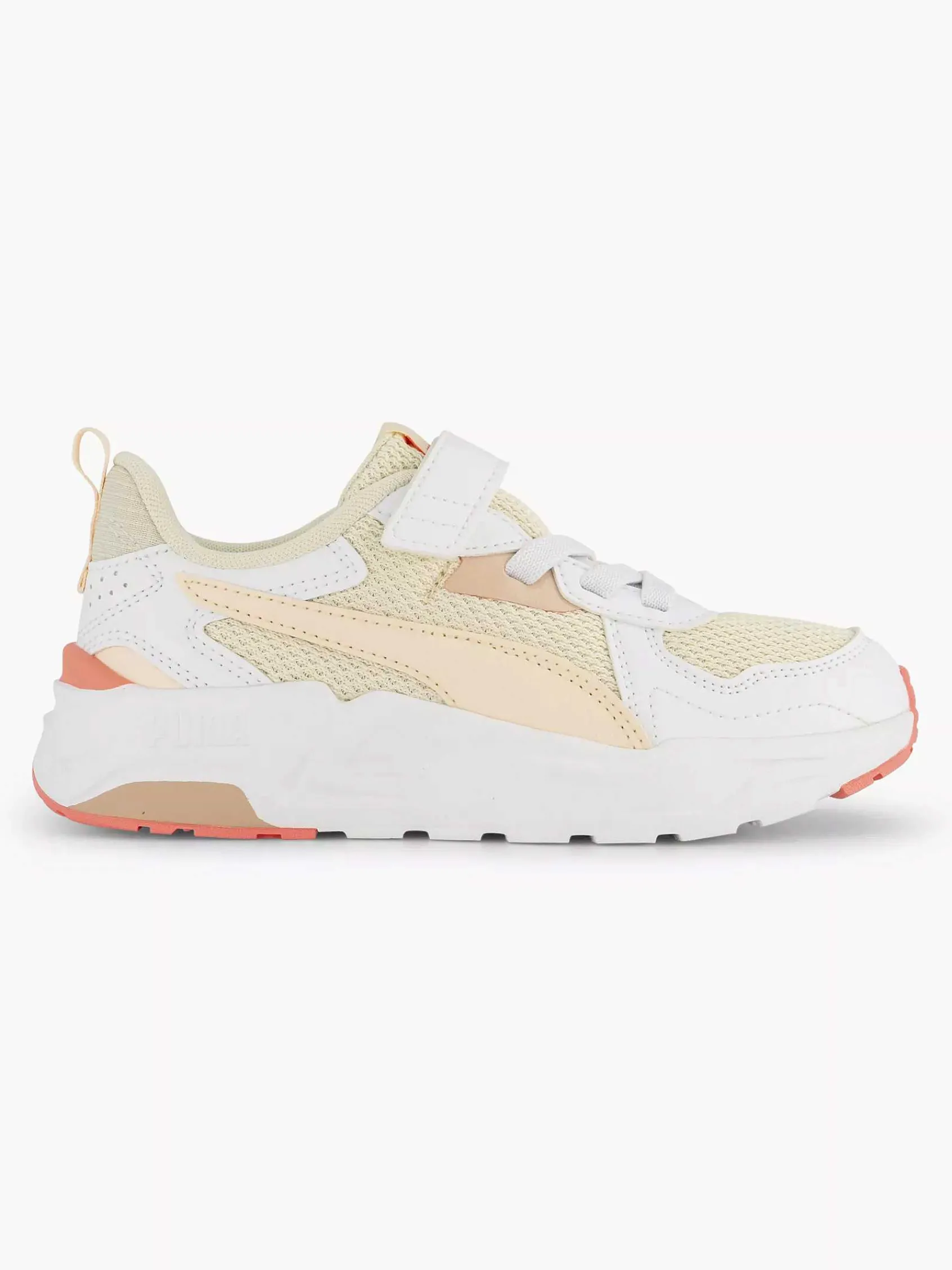 Puma Jongensschoenen-Witte Sneaker Trinity Lite Ac