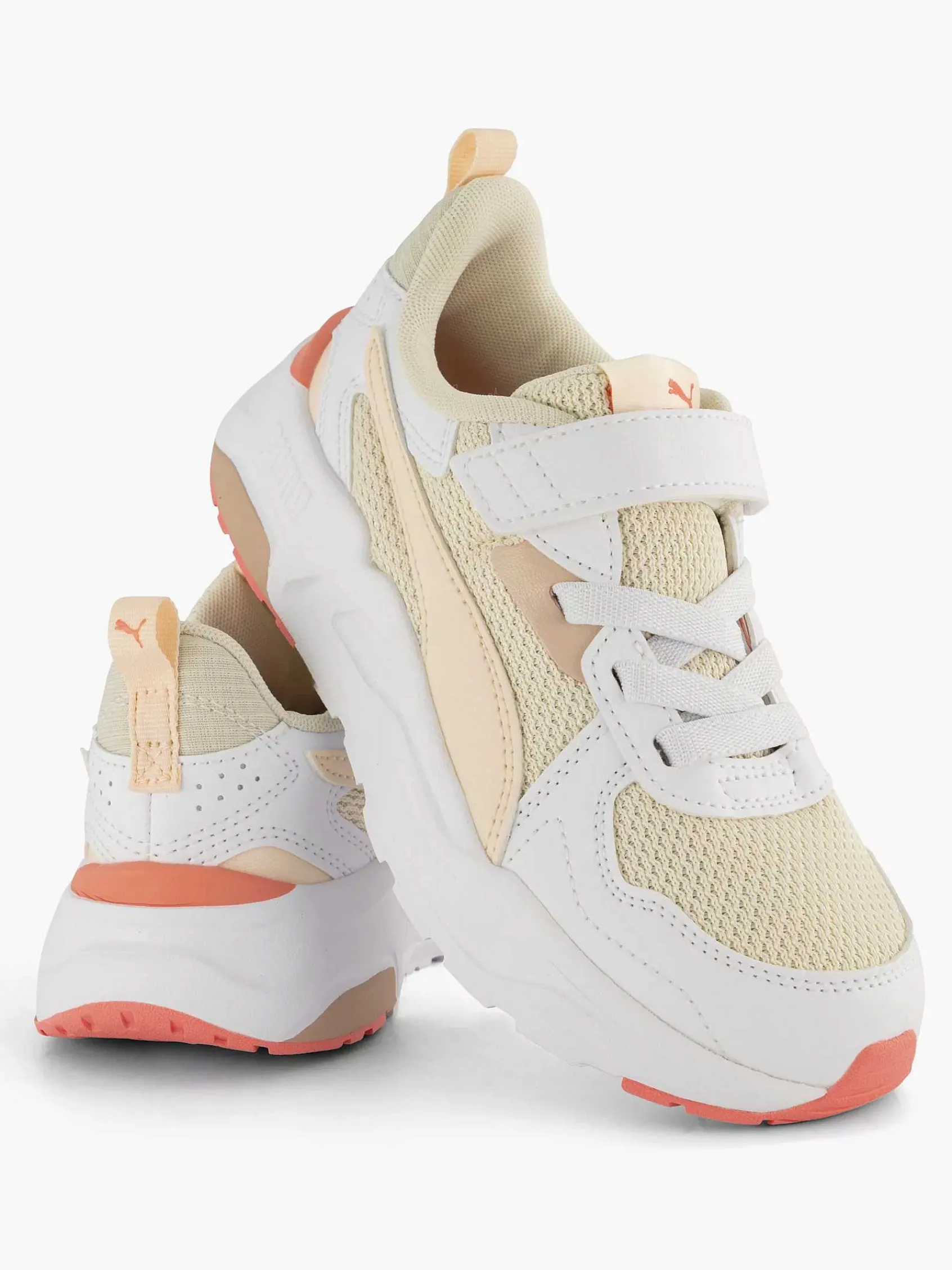 Puma Jongensschoenen-Witte Sneaker Trinity Lite Ac