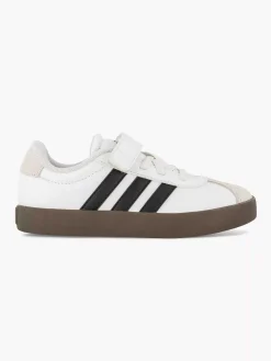 adidas Jongensschoenen-Witte Sneaker Vl Court 3.0 El C