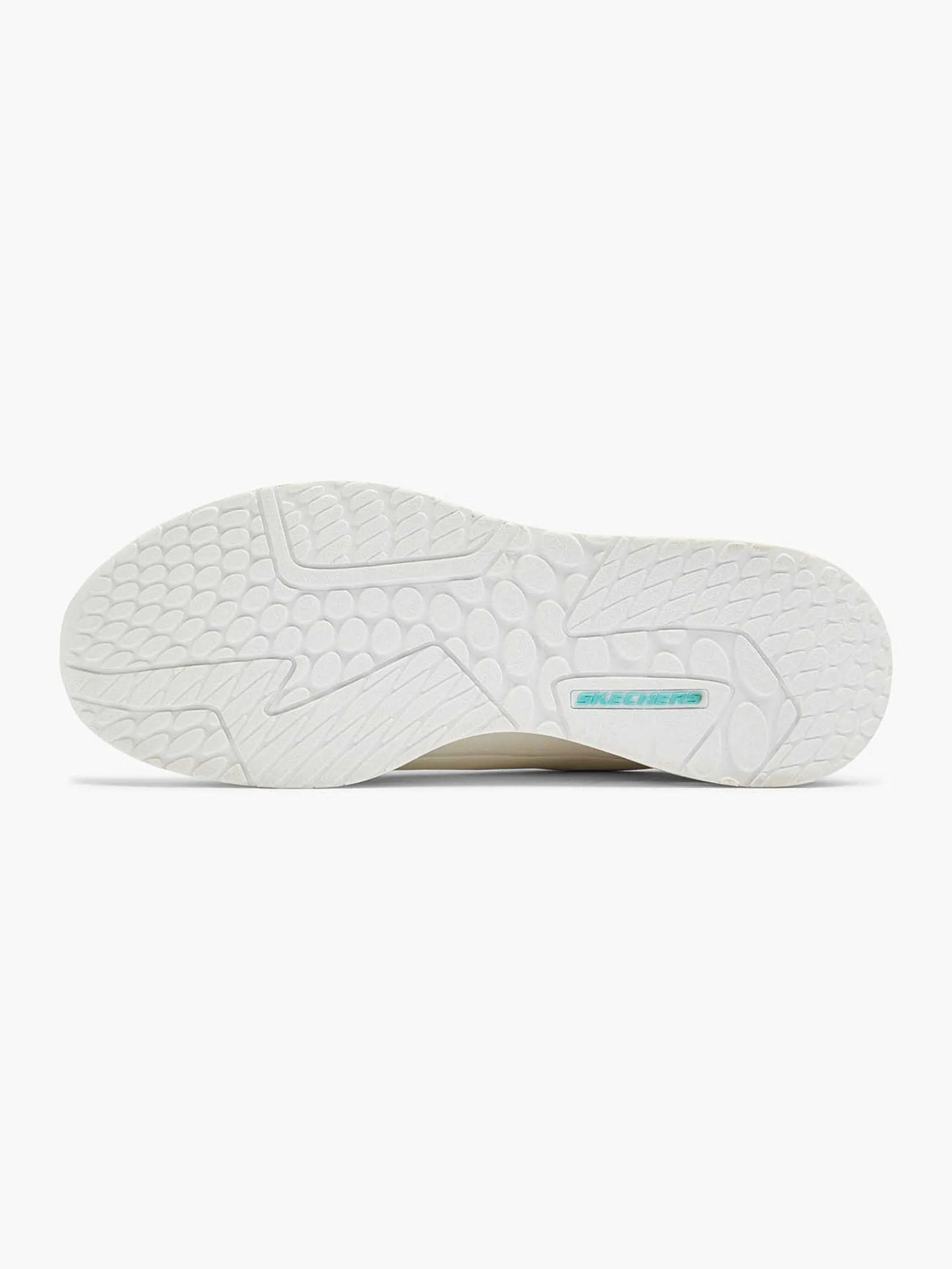 Skechers Sneakers-Witte Solitair - Perle