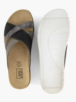 Easy Street Sandalen-Zilveren Comfort Slipper