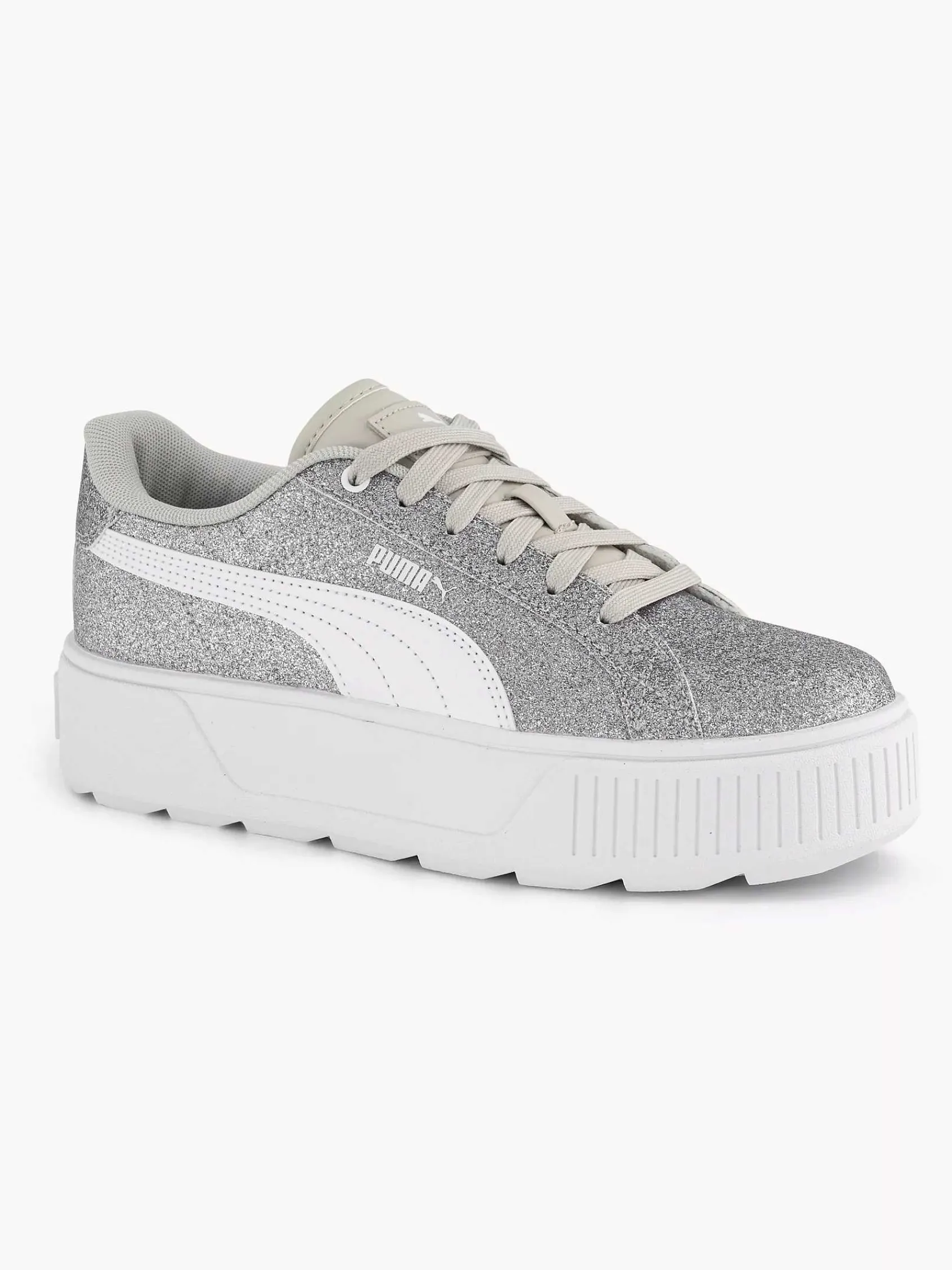 Puma Sneakers-Zilveren Karmen Glitz Jr