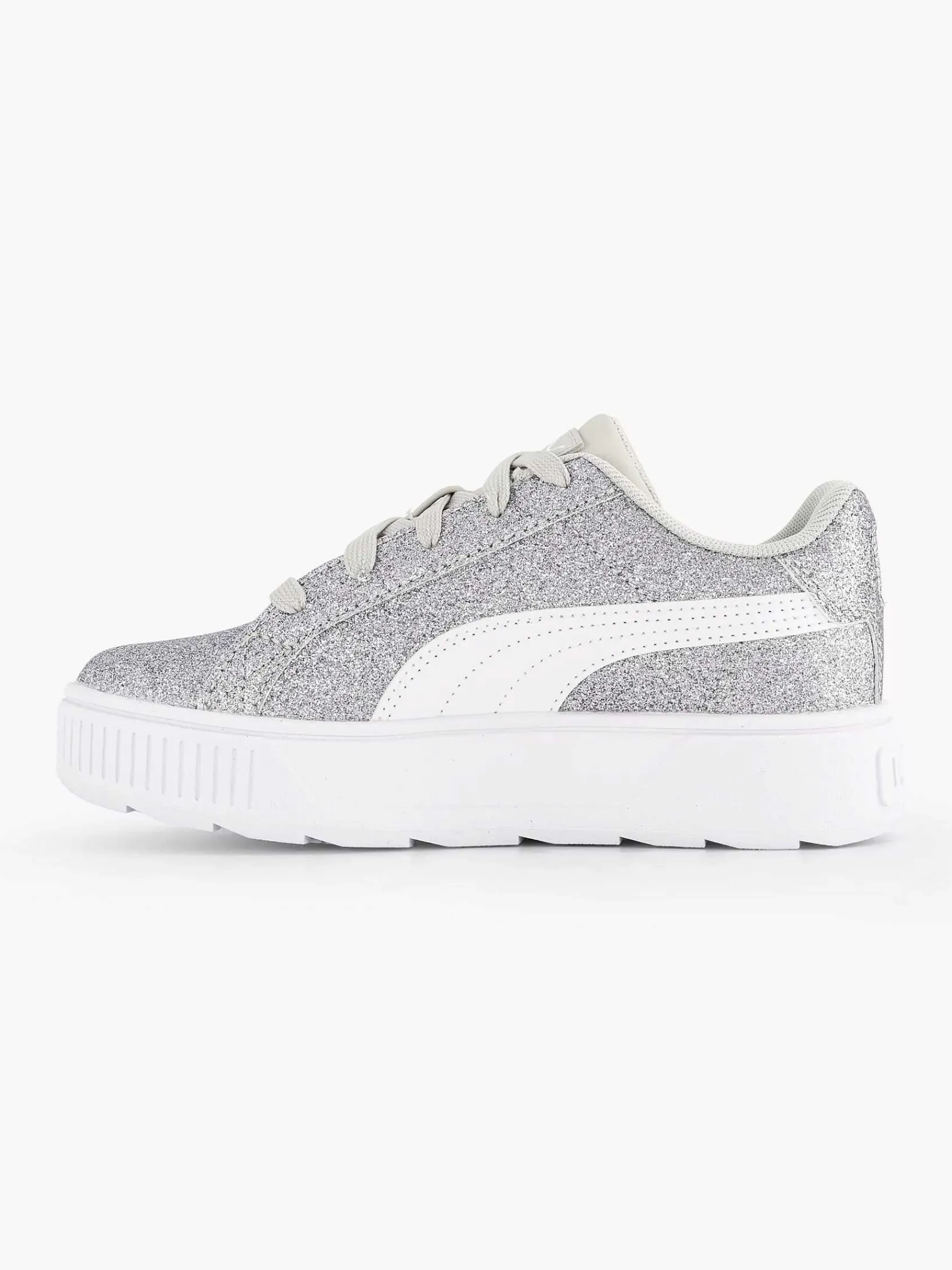 Puma Jongensschoenen-Zilveren Karmen Glitz Ps Glitter
