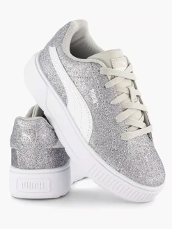 Puma Jongensschoenen-Zilveren Karmen Glitz Ps Glitter