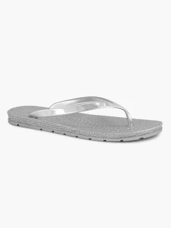 Blue Fin Slippers-Zilveren Teenslipper